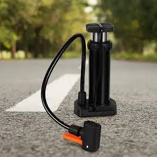 Portable Mini Foot Air Pump For Cycle Bike Car & Football, Hand Ball Inflator - Small Hand Pump with Extra Nozzles